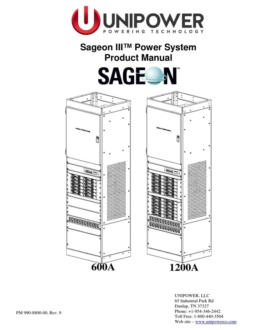 Unipower Sageon III product manual