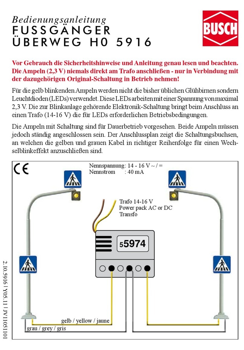 BUSCH 5961 operating instructions