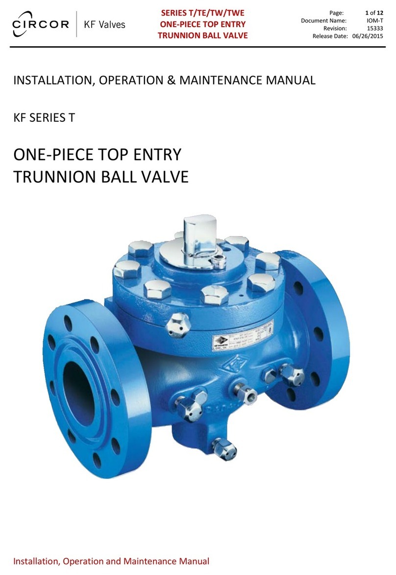 Circor KF T Series Instruction manual