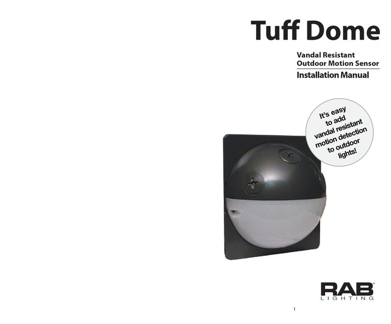 RAB Lighting Tuff Dome User manual RAB Lighting Tuff Dome User manual