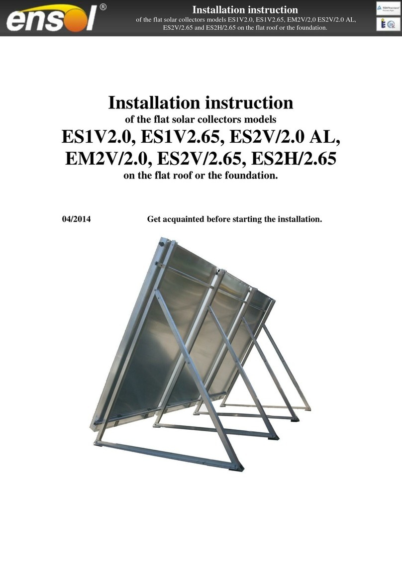 ensol ES1V2.0 Installation instruction