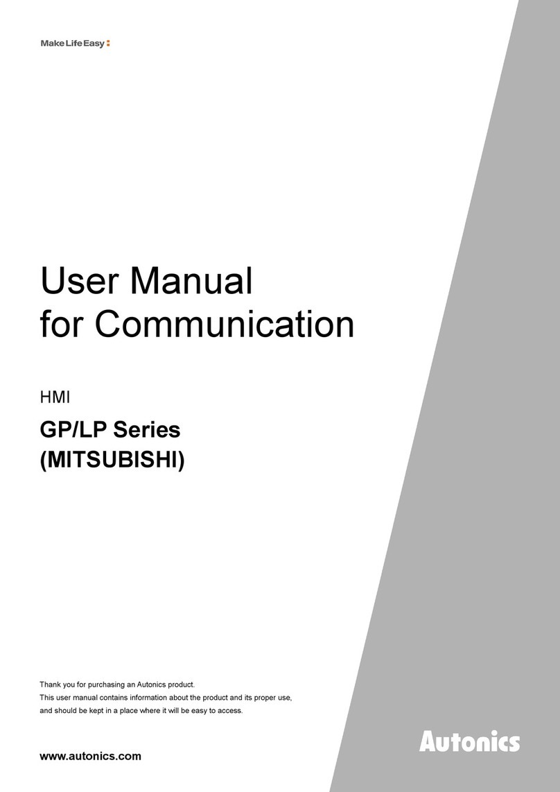 Autonics GP Series Use and care manual