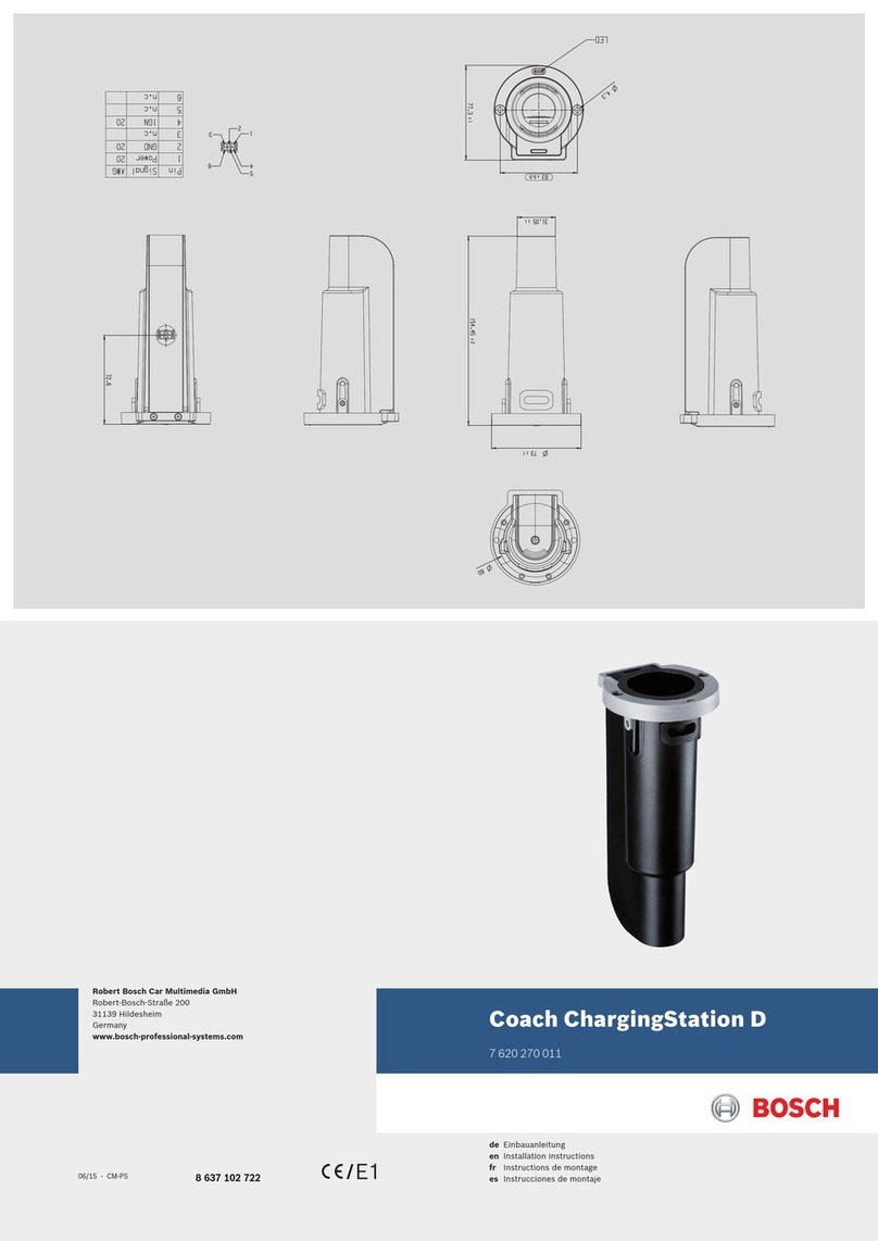 Bosch Coach ChargingStation D installation instructions
