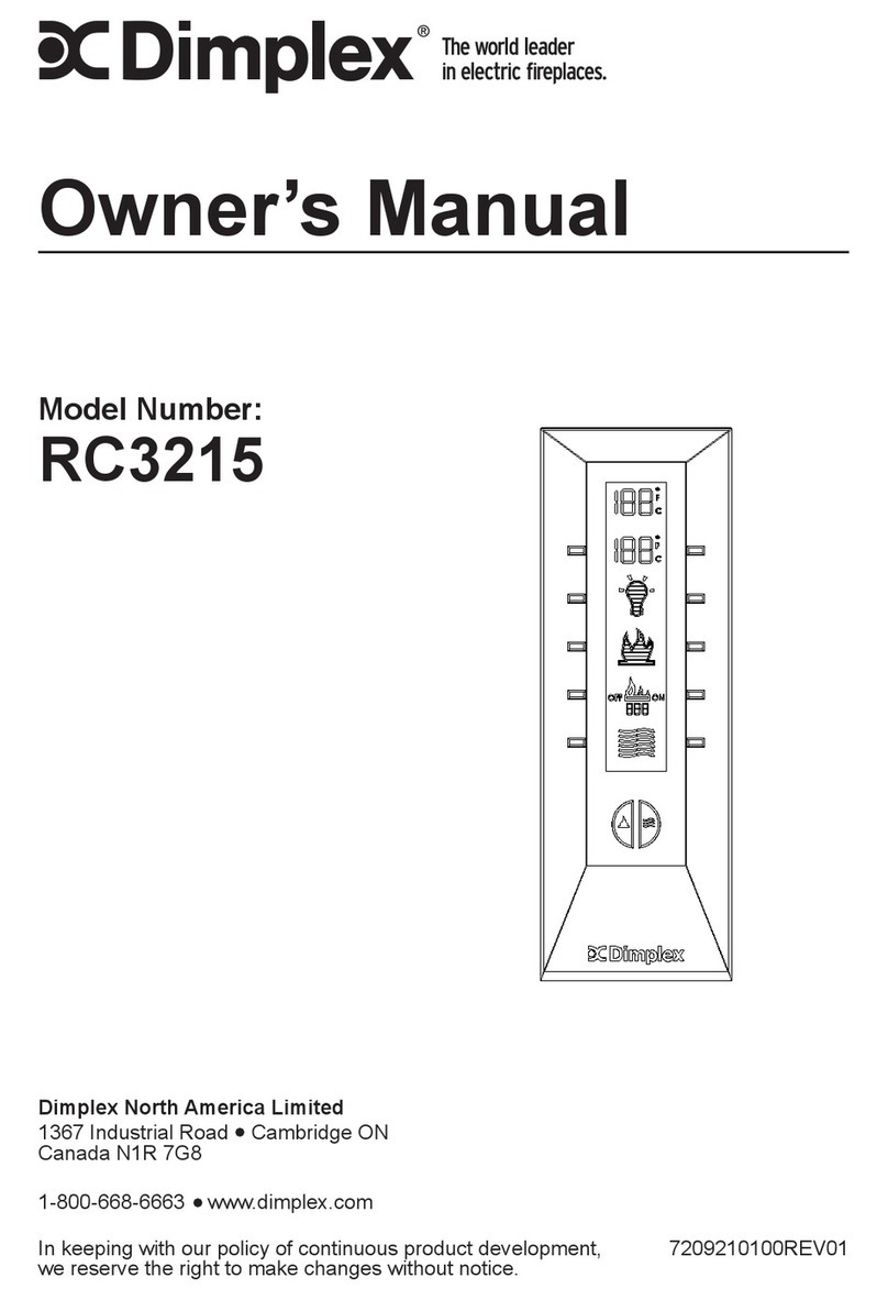 Dimplex RC3215 User manual