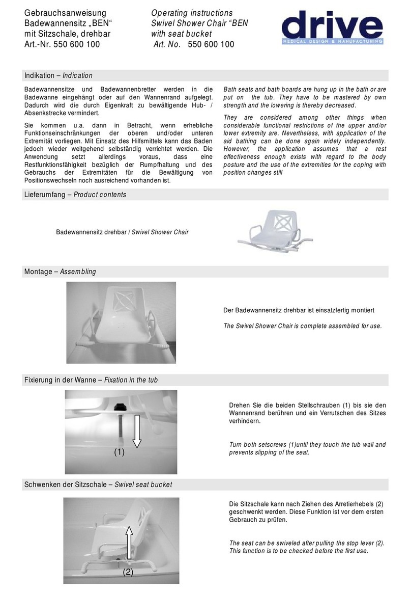 Drive 550 600 100 User manual