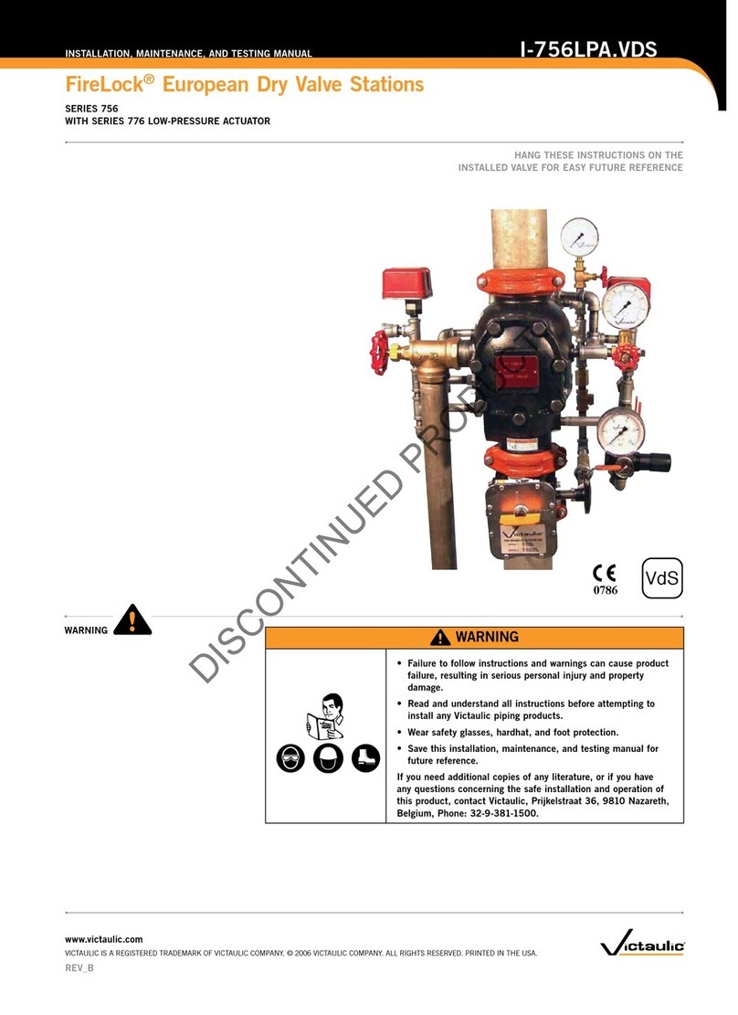 Victaulic FireLock 756 Series User manual