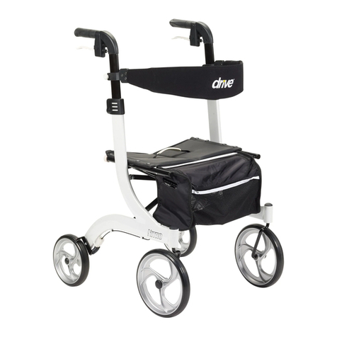Drive Nitro Rollator operating instructions