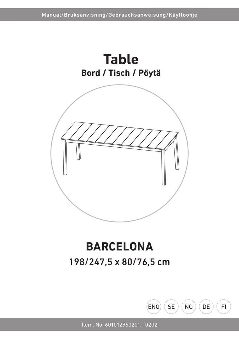 RUSTA BARCELONA 601012960201 User manual