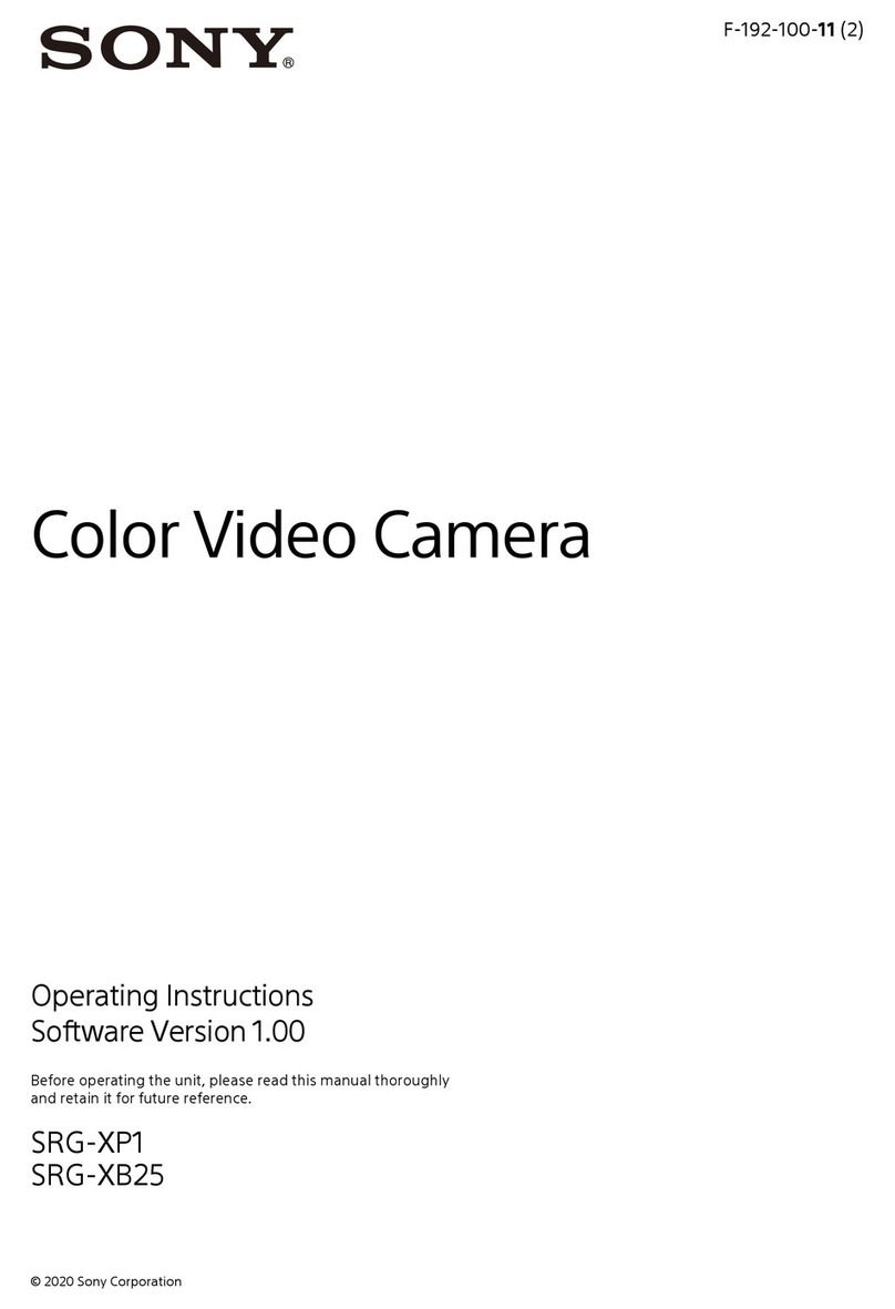 Sony SRG-XP1 User manual