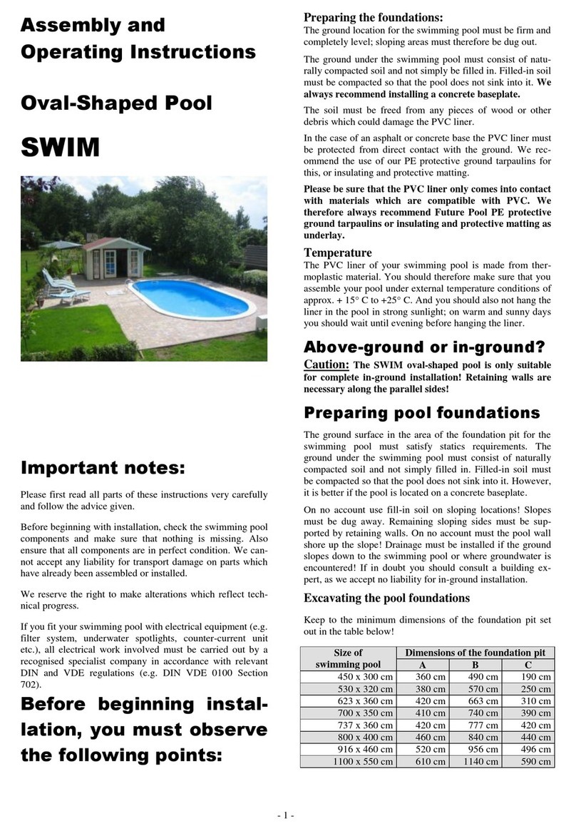 Future Pool SWIM Assembly and operating instructions