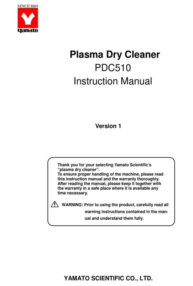 Yamato PDC510 instruction manual
