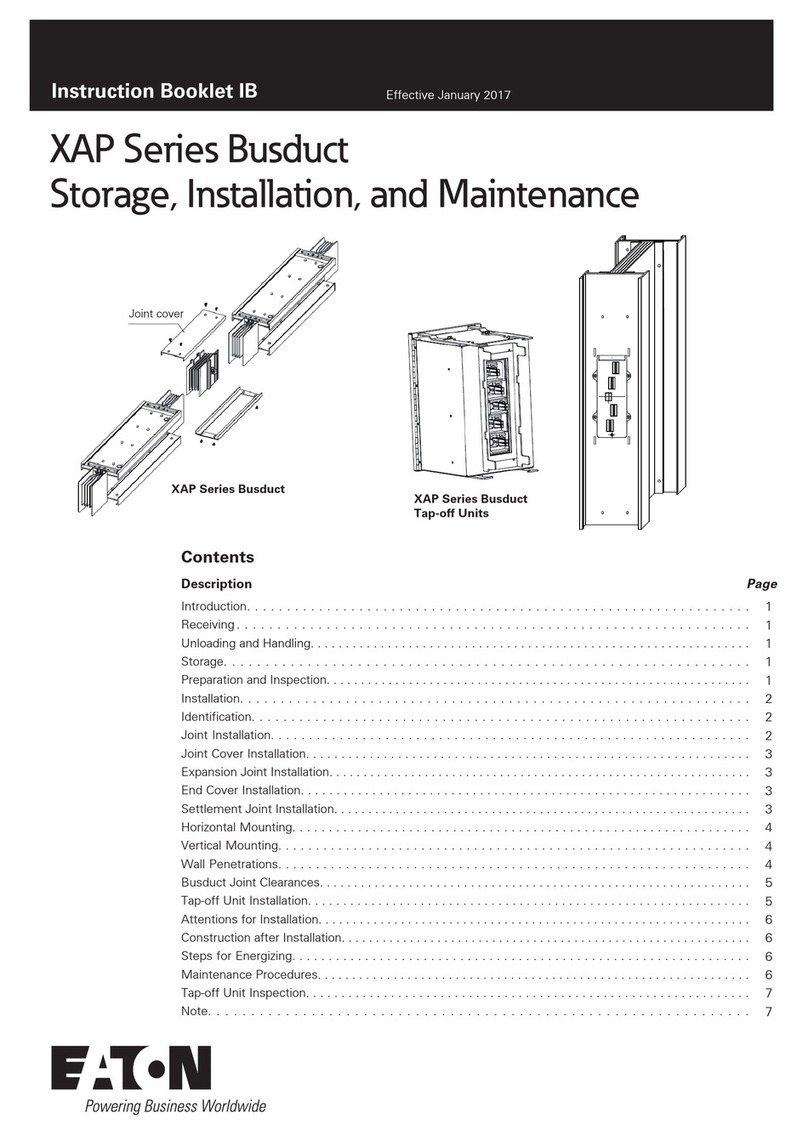 Eaton XAP Series Instruction booklet
