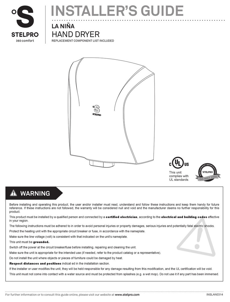 Stelpro La Niña Installer's guide