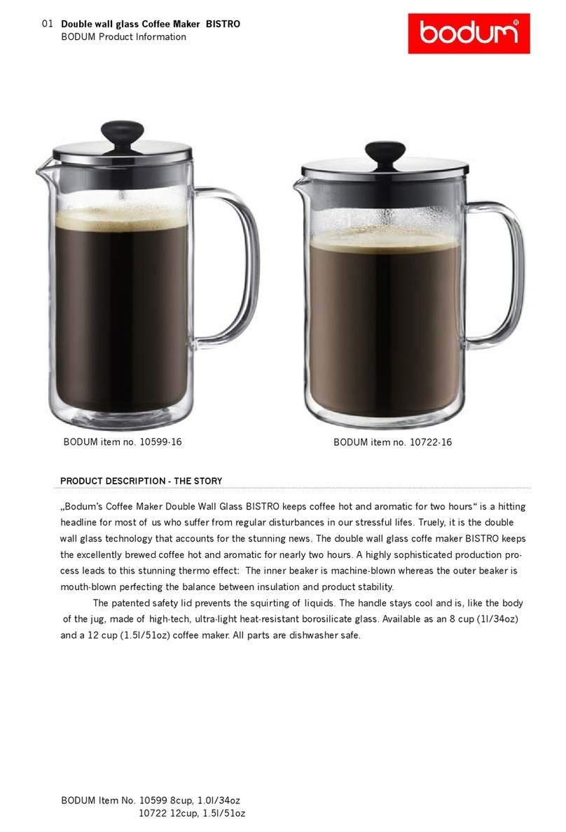 Bodum BISTRO Product information