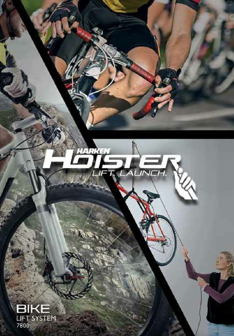 Harken Hoister 7800 Installation & operating instructions