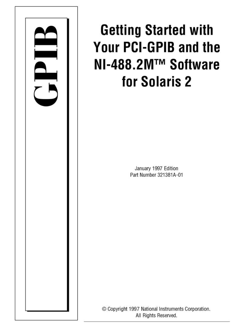 National Instruments GPIB PCI-GPIB User manual