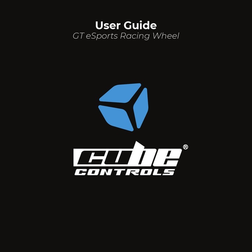 Cube Controls GT eSports Racing Wheel user guide