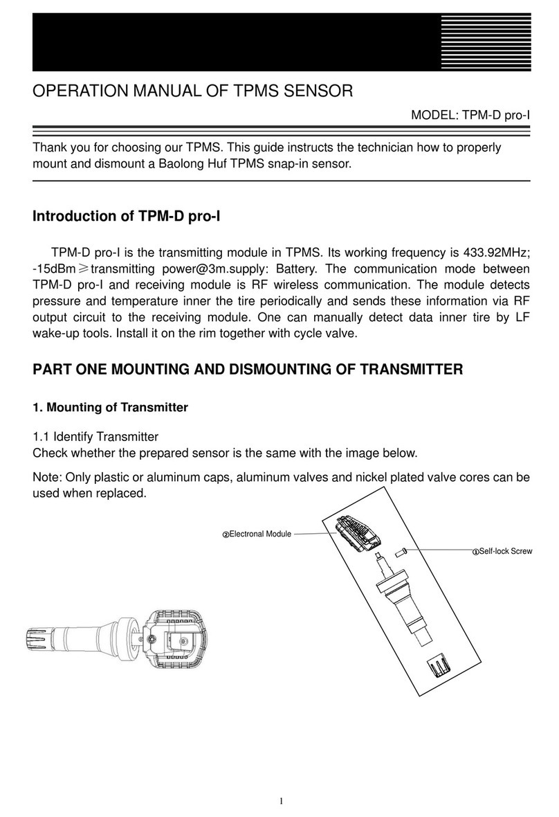Baolong TPM-D pro-I Operation manual