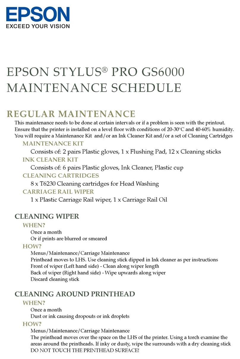 Epson Stylus Pro GS6000 Instructions for use