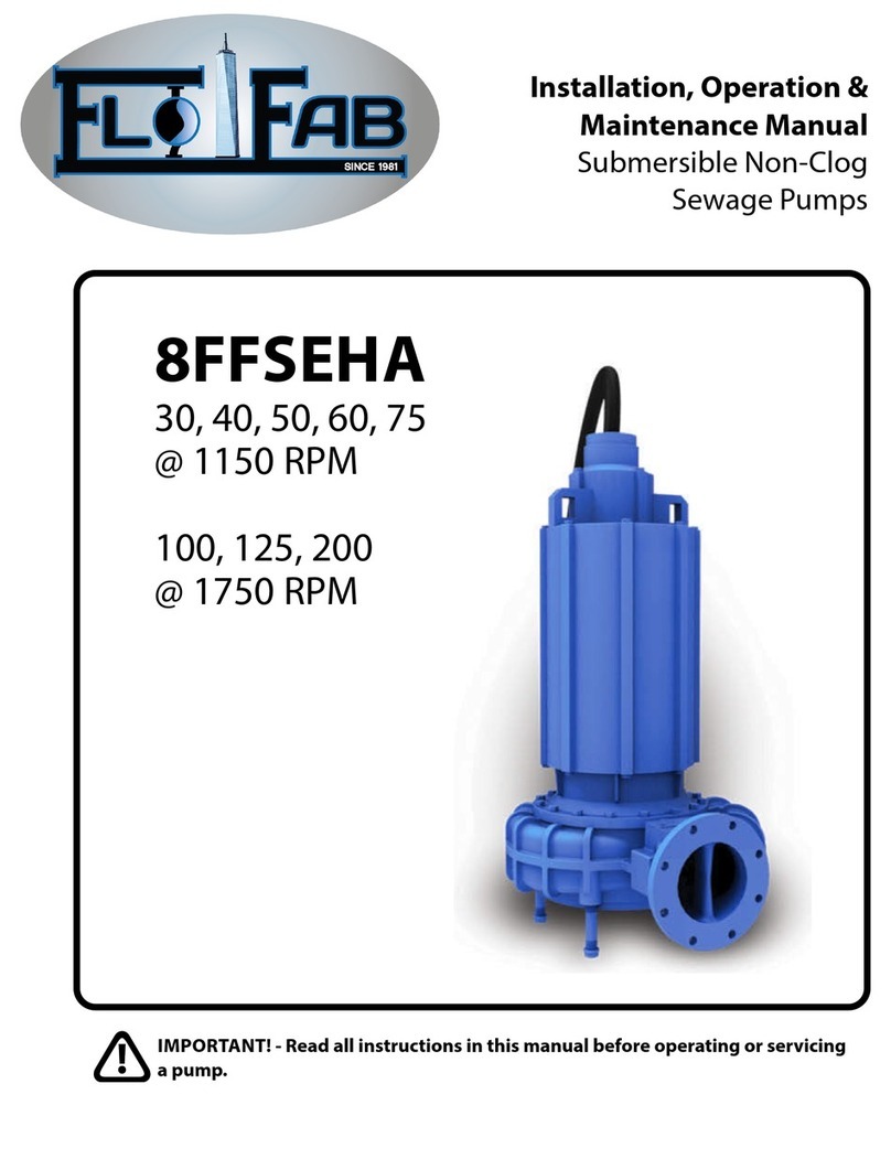 Flofab 8FFSEHA Series Instruction manual Flofab 8FFSEHA Series Instruction manual