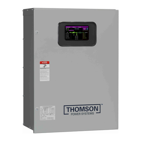 Thomson Power Systems TS 970 Installation, operating & service manual