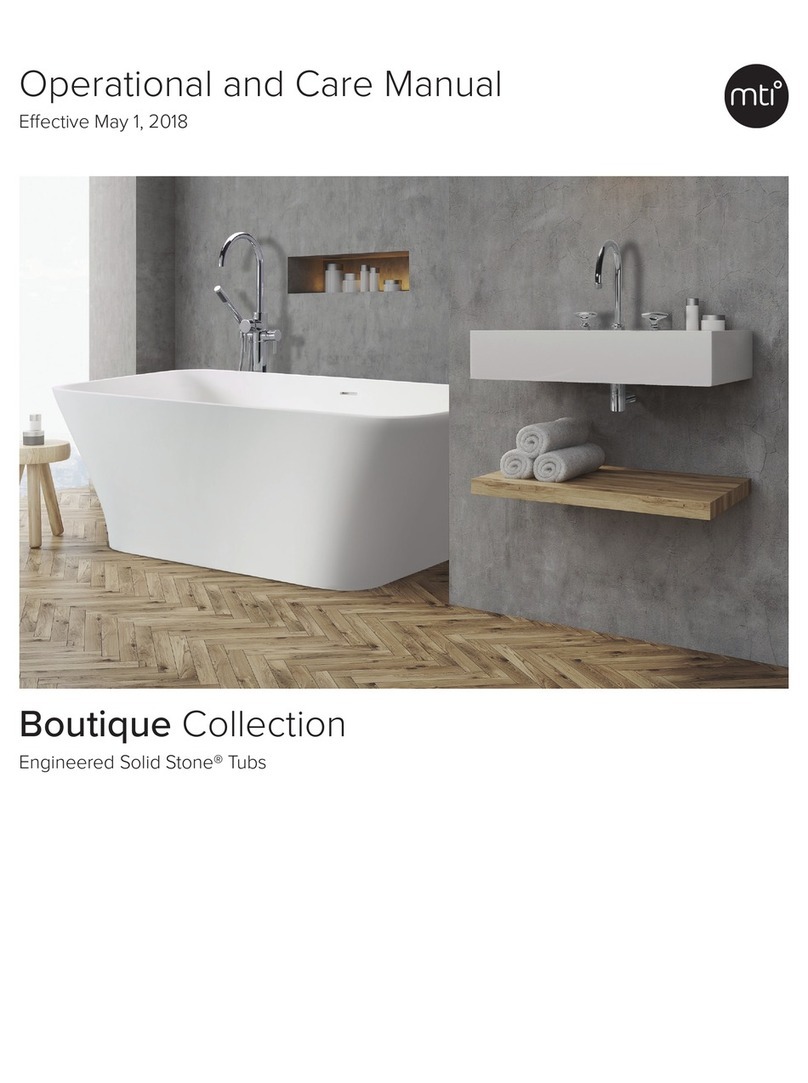 M-TI Engineered Solid Stone Boutique User manual