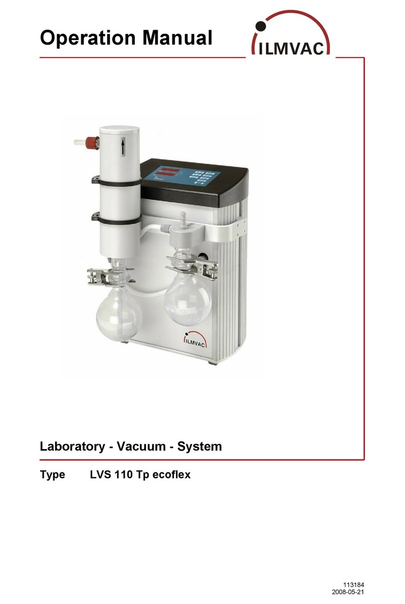 Ilmvac LVS 110 Tp ecoflex Operation manual
