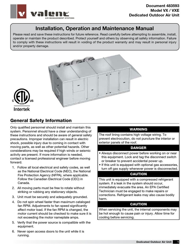 valent VX Series User manual