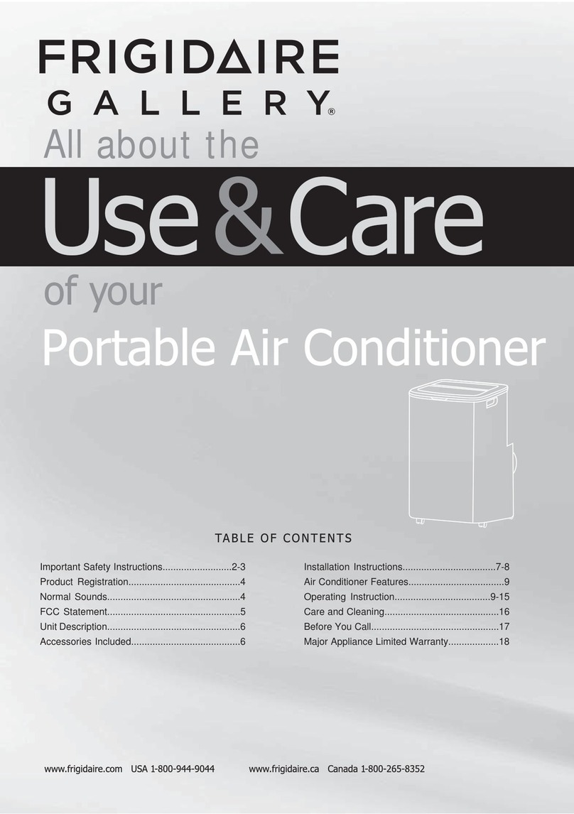 Frigidaire GALLERY GHPC132AB1 User manual