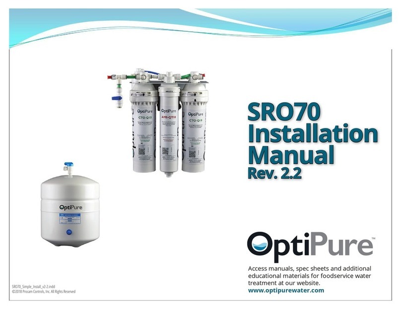OptiPure SRO70 installation manual