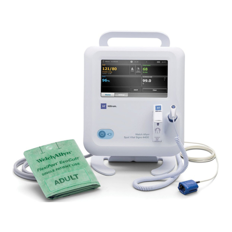Hillrom Welch Allyn Spot Vital Signs 4400 User manual