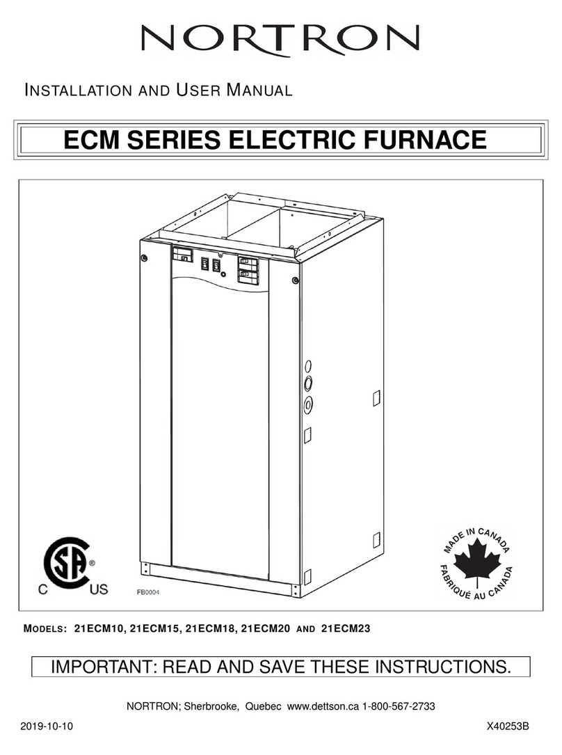 Nortron ECM Serirs Installation and user manual
