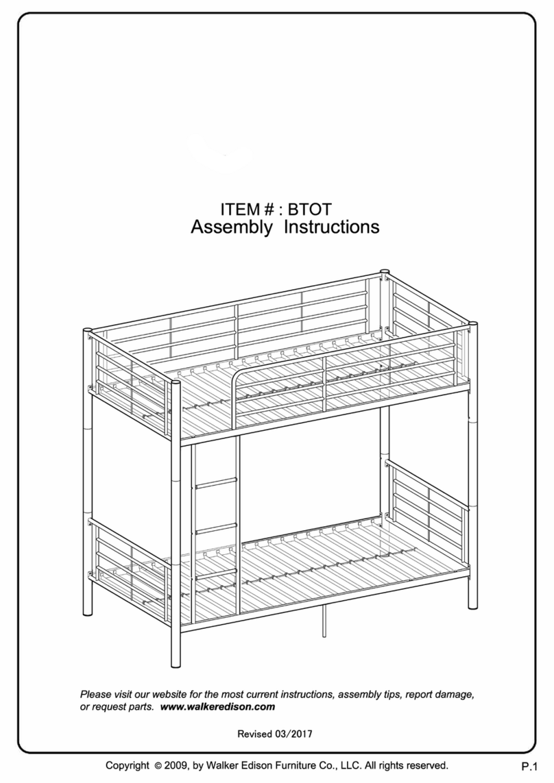 Walker Edison BTOT Series User manual
