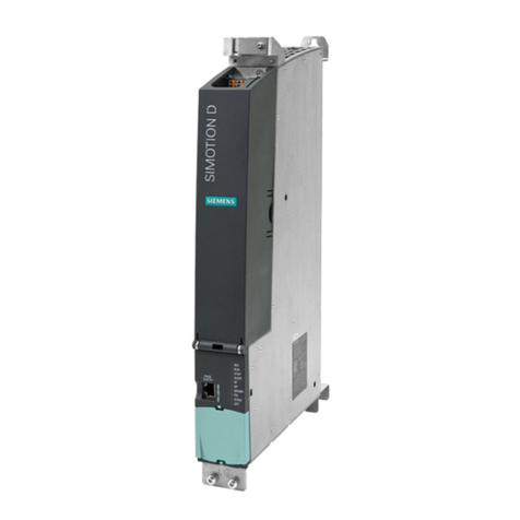 Siemens SIMOTION D4x5-2 User manual Siemens SIMOTION D4x5-2 User manual