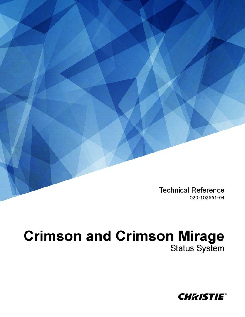 Christie Crimson Series Technical reference