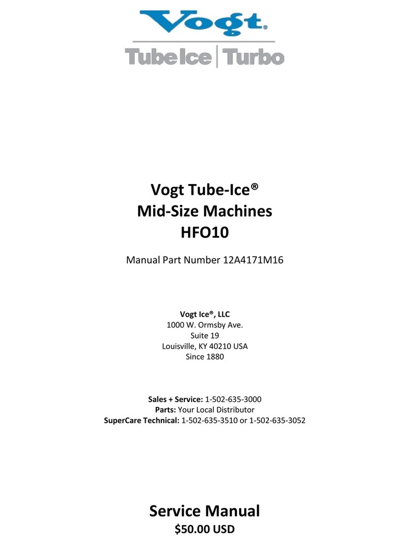 Vogt Tube-Ice HFO10 Service manual Vogt Tube-Ice HFO10 Service manual