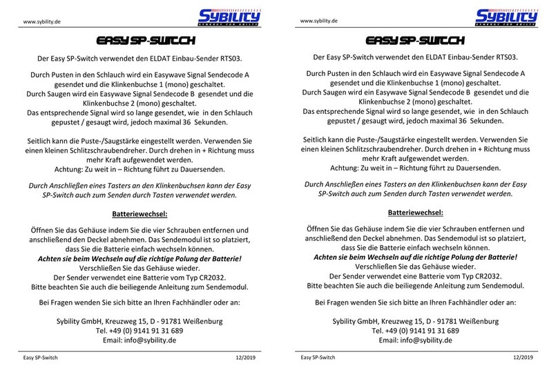 Sybility Easy SP-Switch User manual