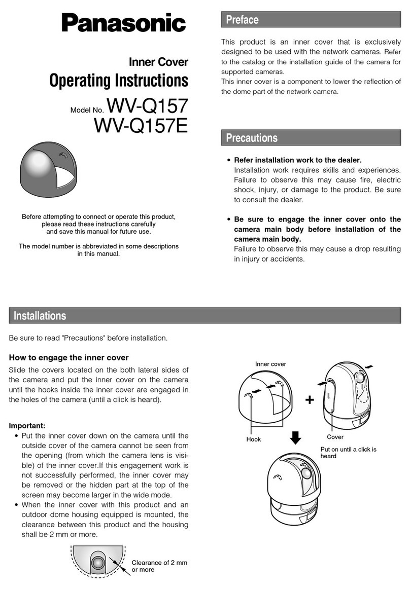 Panasonic WV-Q157 operating instructions