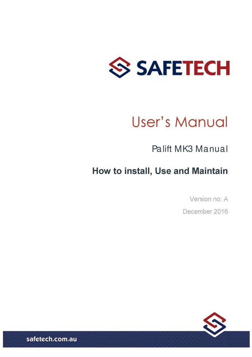 SAFE-TECH Palift MK3 user manual