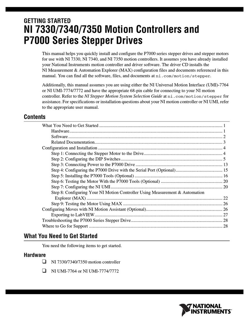 NI P7000 Series User manual