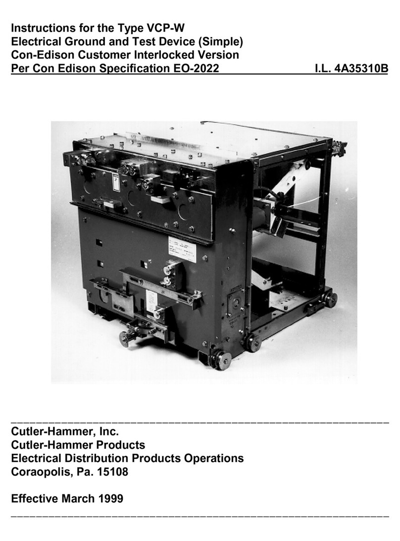 Cutler-Hammer VCP-W instructions