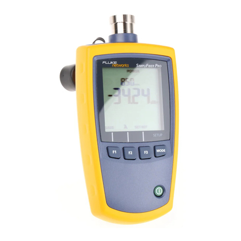 Fluke SimpliFiber Pro instruction sheet