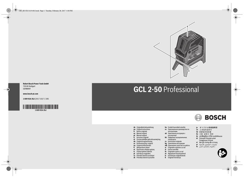 Bosch Professional GCL 2-50 Original instructions