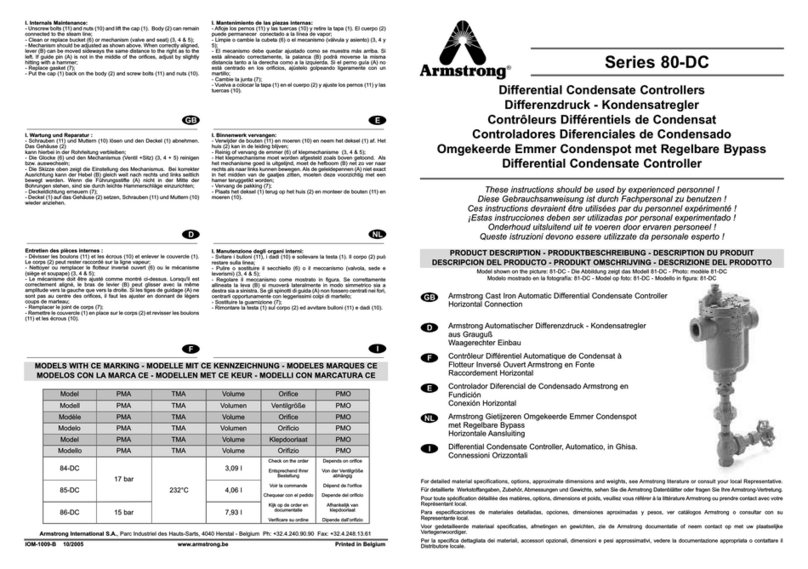 Armstrong 80-DC Series User manual