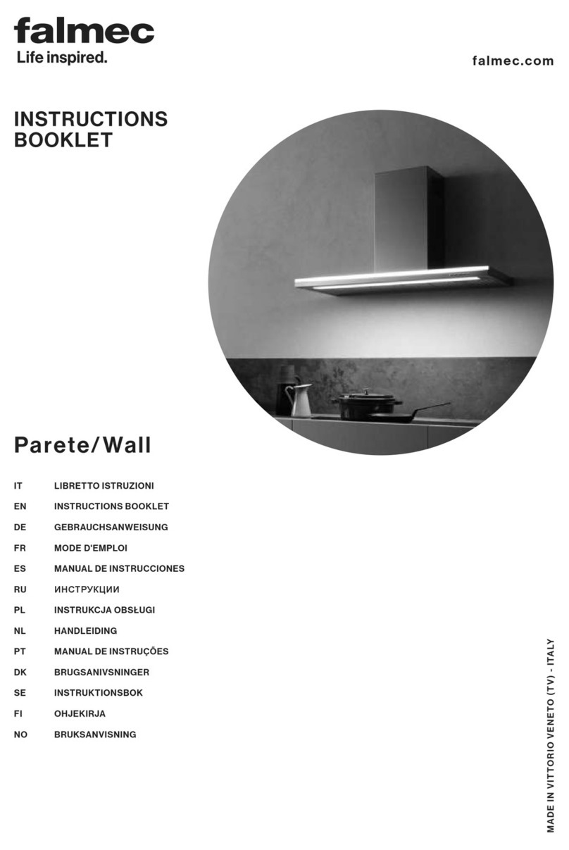 FALMEC Parete/Wall User manual