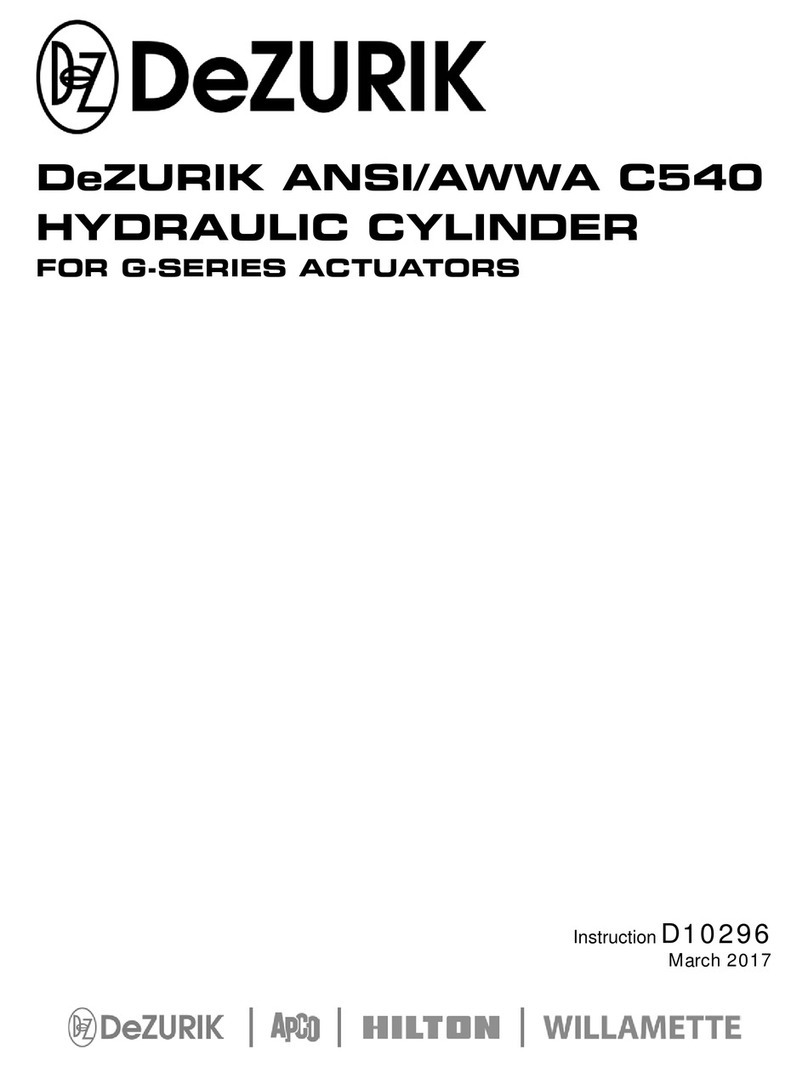 DeZurik ANSI/AWWA C540 Instruction
