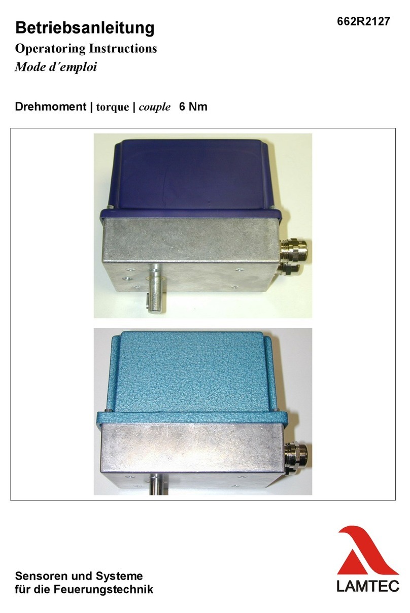 Lamtec 662R2127 Operatoring Instructions