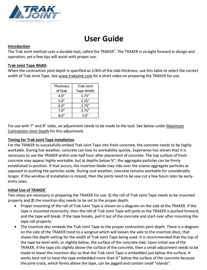 AaronHilbert Trak Joint TRAKER user guide
