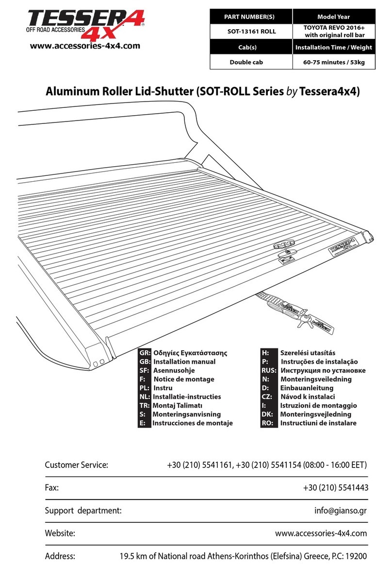 Tessera4x4 SOT-ROLL Series User manual
