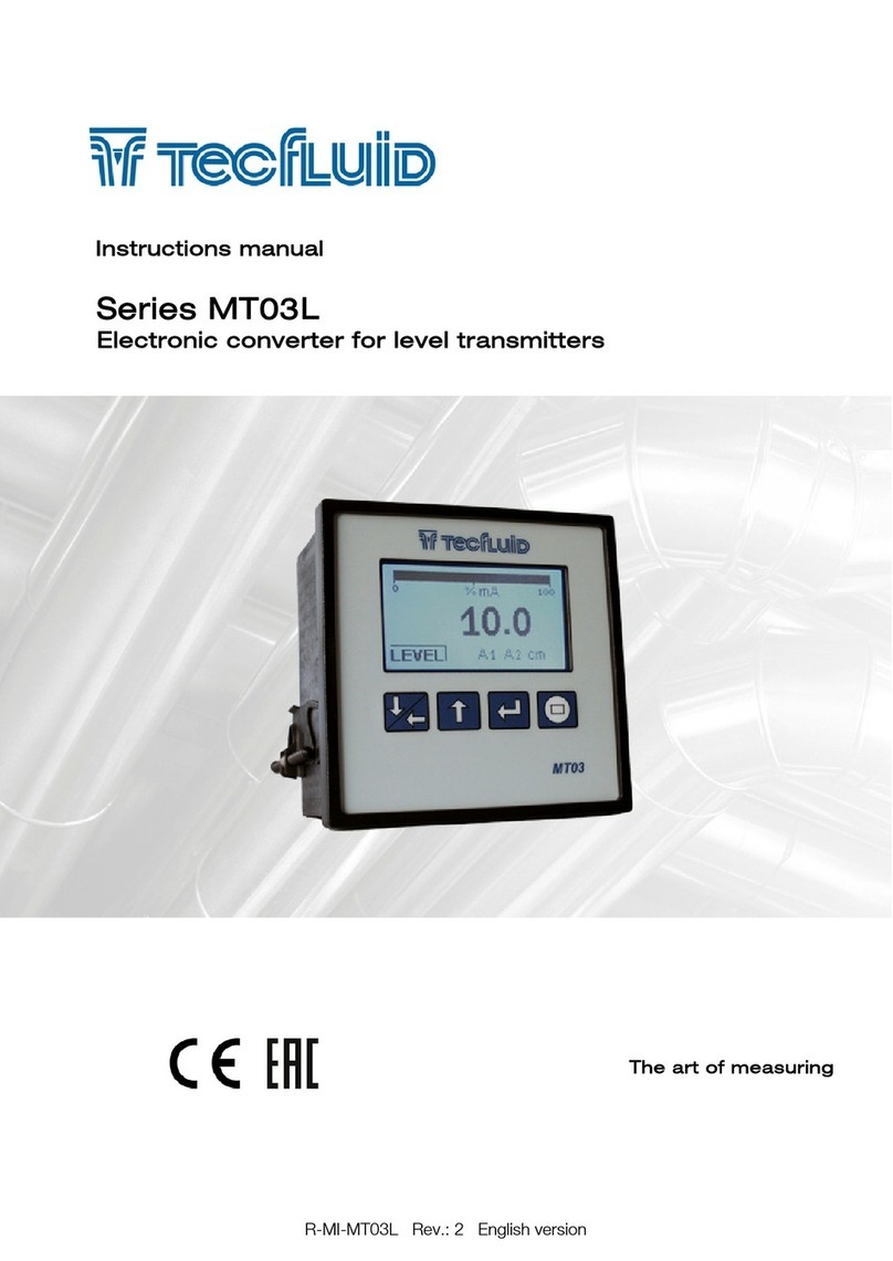 Tecfluid MT03L Series User manual